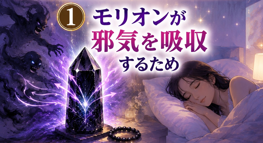 モリオンが邪気を吸収するため